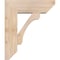 Ekena Millwork Legacy Slat Smooth Bracket w/ Offset Brace, Douglas Fir, 7 1/2"W x 22"D x 26"H BKT0806X22X26LEC06SDF - alternate 2